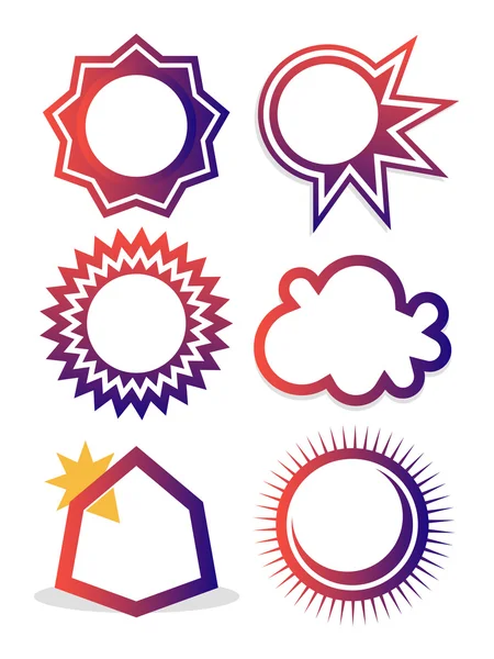 stock vector Symbols between sky and earth