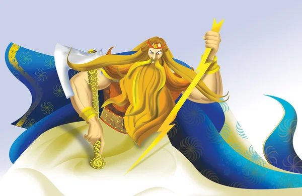 Perun, the god of thunder — Stock Photo, Image
