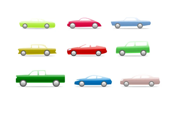 Candy car icons — Stock Photo, Image