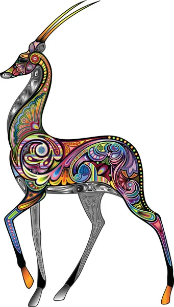 Antilope. — Vettoriale Stock