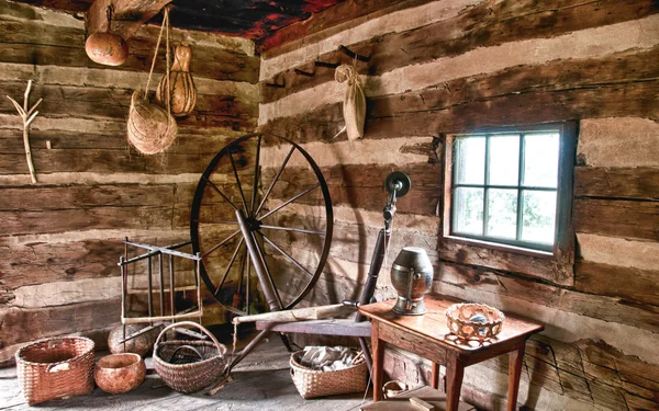 American Frontier Home Stock Photo