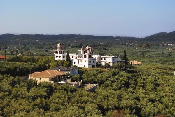 Yunanistan. Manastır. manzara