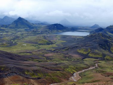 Lake Alftavatn, Iceland clipart