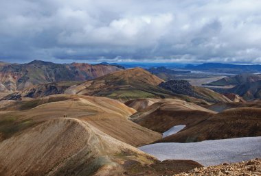 landmannalaugar rhyolite hills, İzlanda