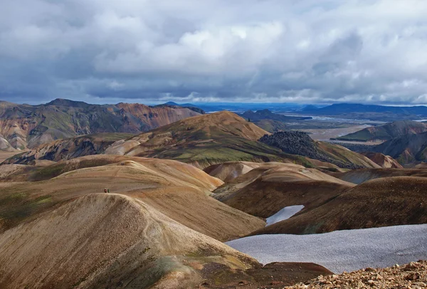 Landmannalaugar rhyolite hills, Iceland — Stock Photo, Image