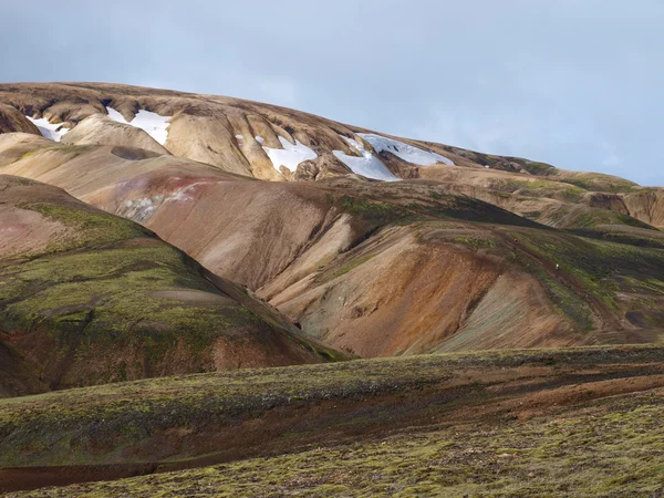 Landmannalaugar rhyolite wzgórze, Islandia — Zdjęcie stockowe