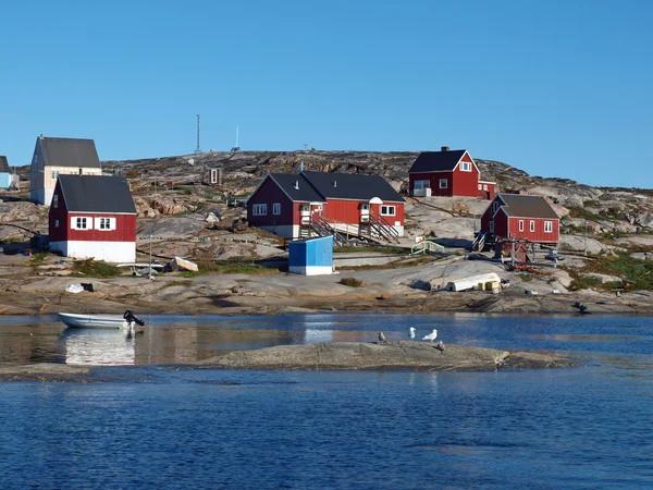 Oqaatsut village, Greenland — Stock Photo, Image