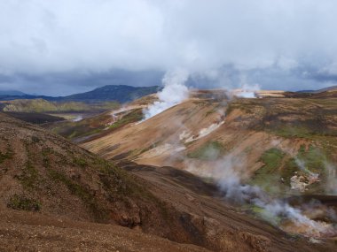 Laugavegur zammı İzlanda.