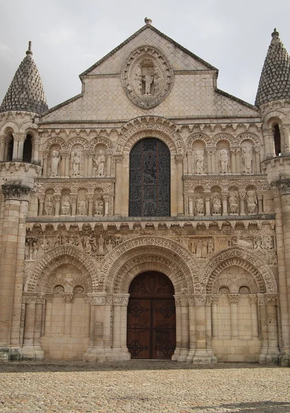 Notre-Dame la Grande, Poitiers — Stockfoto