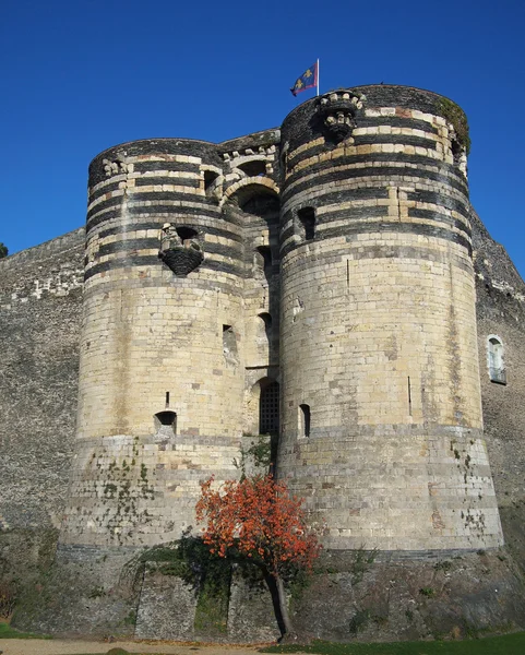 Angers castle, France — Stock Photo, Image