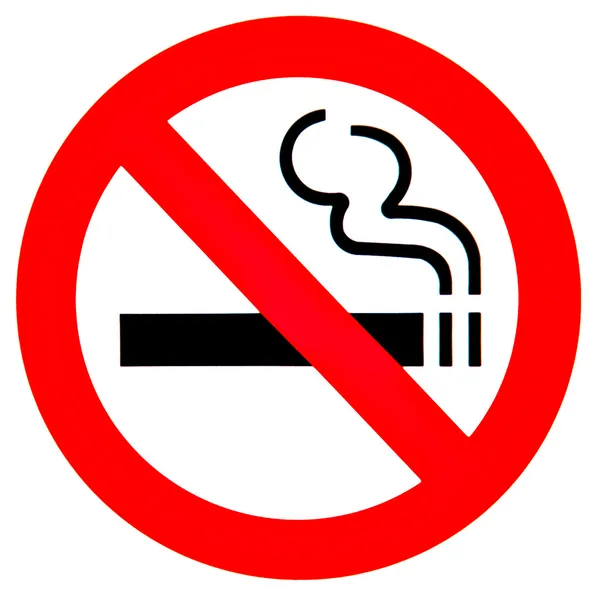禁止吸烟标志 — 图库照片#