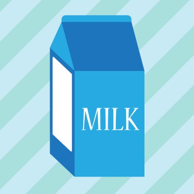 Carton of milk clipart