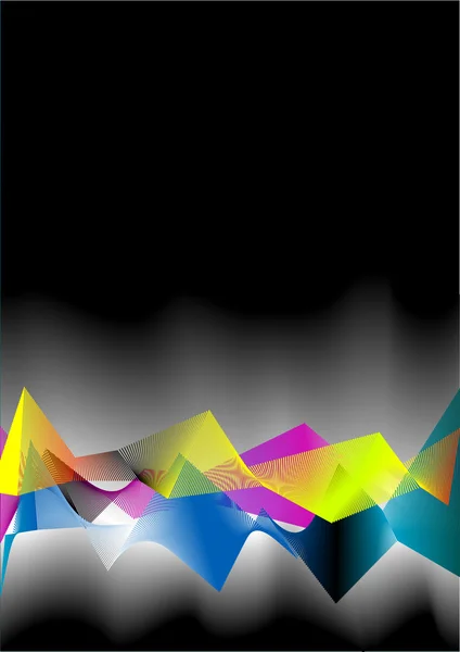 stock vector Dynamic colorful waves