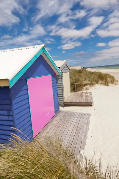 Colourful beach house — Stock Photo, Image