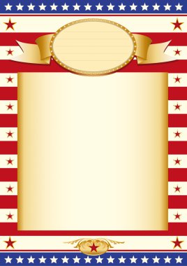 American stars poster clipart