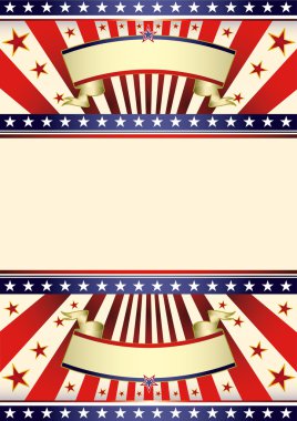 American dream flag clipart