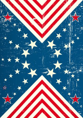 Used poster of USA clipart