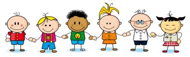 Little friends clipart