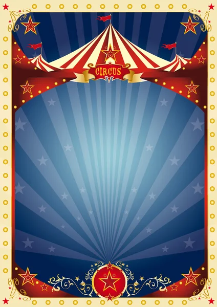 Cartel divertido circo — Archivo Imágenes Vectoriales