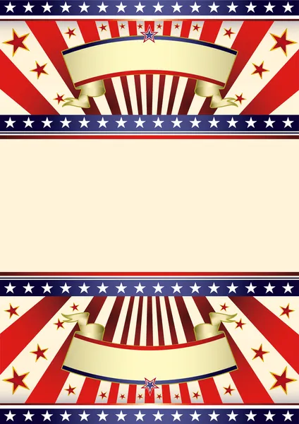 American dream flag — Stock Vector