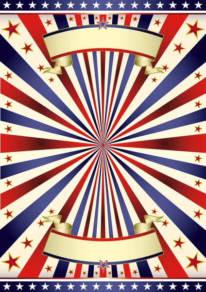 Estadounidense tricolor — Archivo Imágenes Vectoriales