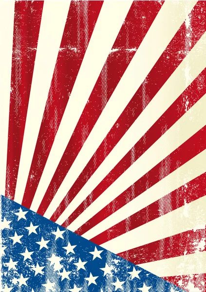 Grunge bandera americana — Archivo Imágenes Vectoriales