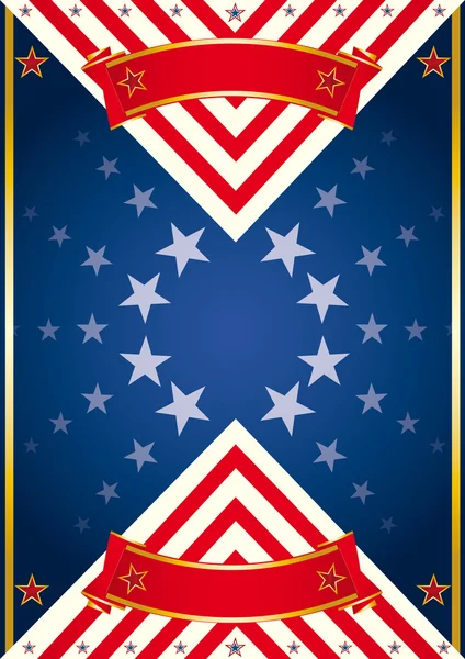 Αφίσα των ΗΠΑ — Διανυσματικό Αρχείο