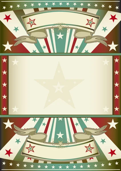 Fond tricolore avec cadre — Image vectorielle