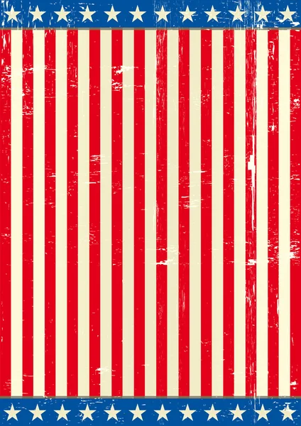 Etats-Unis drapeau arrière-plan grunge — Image vectorielle