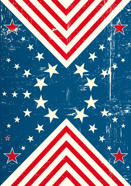 미국의 사용된 포스터 — 스톡 벡터