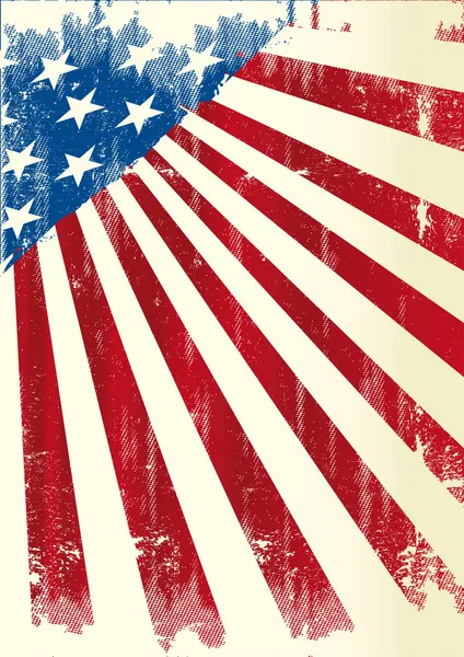 Amerikanisches Poster — Stockvektor