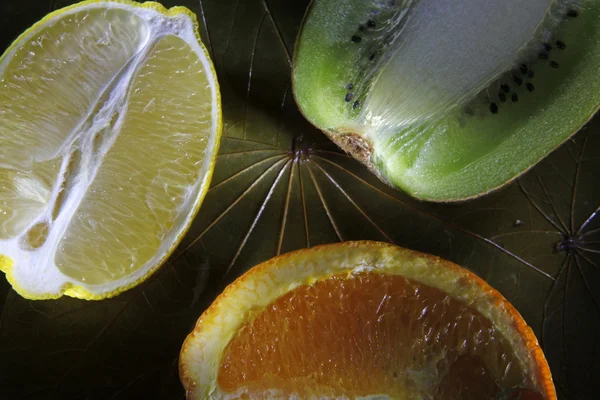 Limón Kiwi Naranja — Foto de Stock
