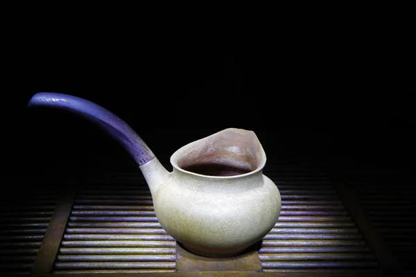茶軽いブラシ — ストック写真