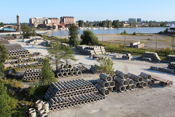 stock image City Sanitation Yard