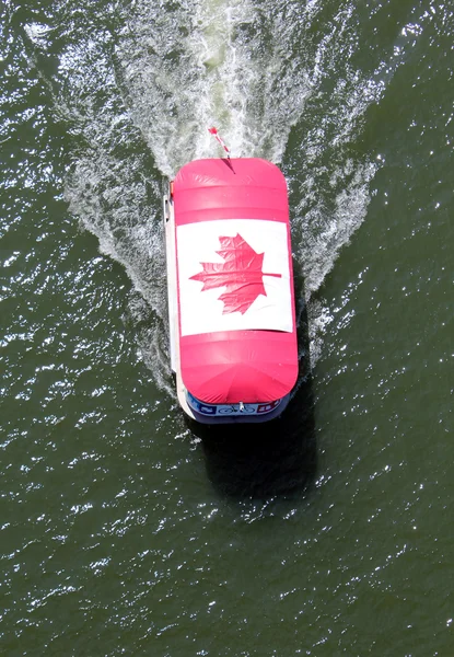 Seabus with Canadian Maple Leaf — Stock Photo, Image