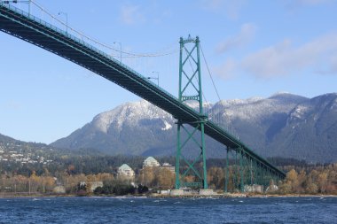 The Lions Gate Bridge clipart