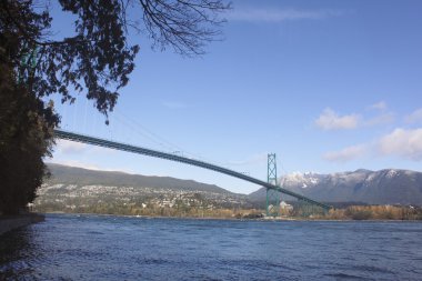 The Lions Gate Bridge clipart