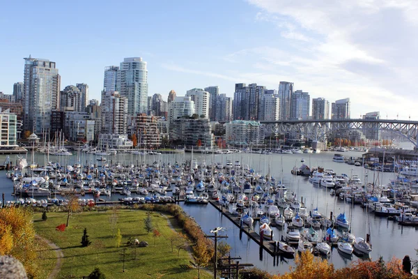 Vancouver e False Creek — Foto Stock