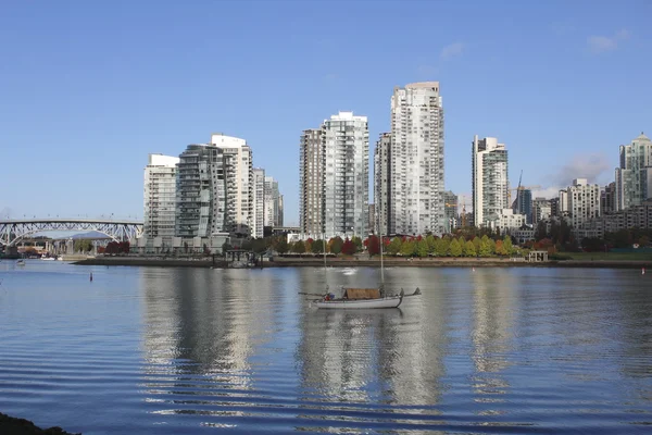 Vancouver flatgebouwen — Stockfoto
