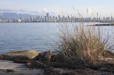 English Bay and Vancouver clipart
