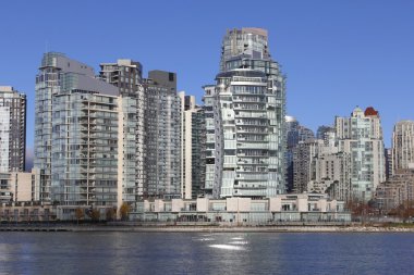 Apartment Towers in Downtown Vancouver clipart