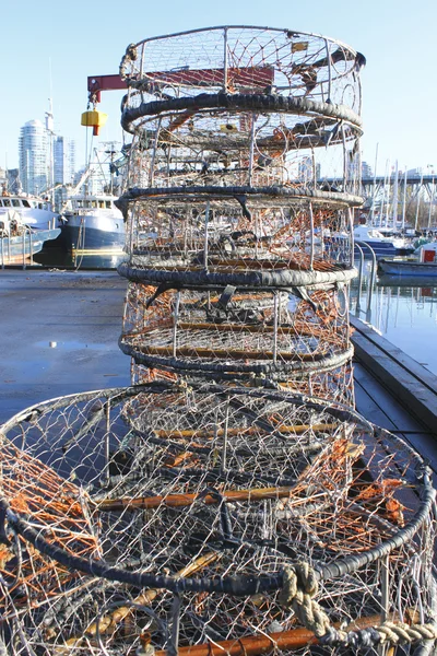 stock image Stacks of Crab Traps