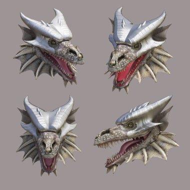 Dragon head clipart