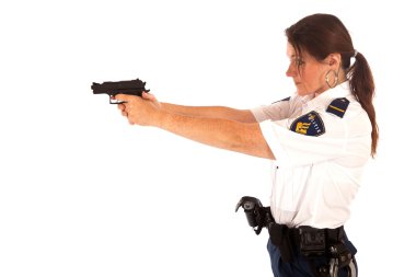 Female police officer clipart