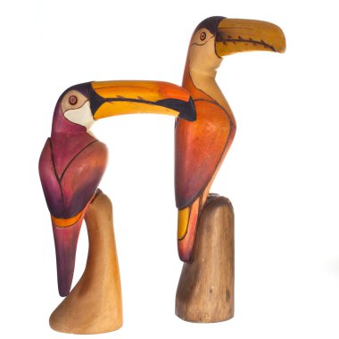 Toucans ahşap