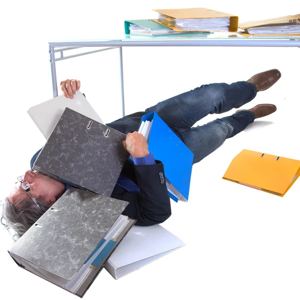 Burried with work — Stock Photo, Image