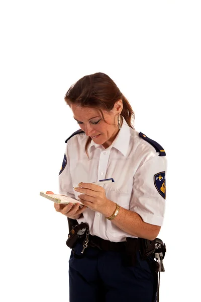 Nederlandse politie-officier — Stockfoto