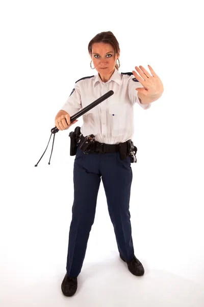Vrouwelijke politieagent Stockafbeelding