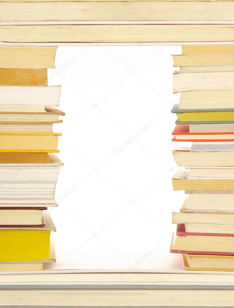 Rahmen aus Büchern — Stockfoto © riariu #7554899