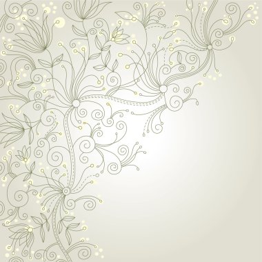 Floral illustration clipart